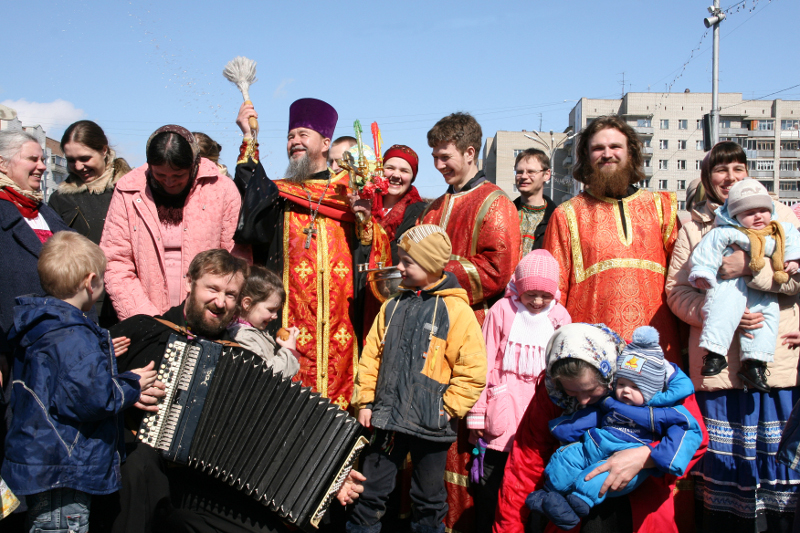 Светлое Христово Воскресенье, Бердск, 2008 год
