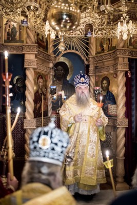 Митрополит Варсонофий Санкт-Петербургский в Русском на Афоне Пантелеимоновом монастыре